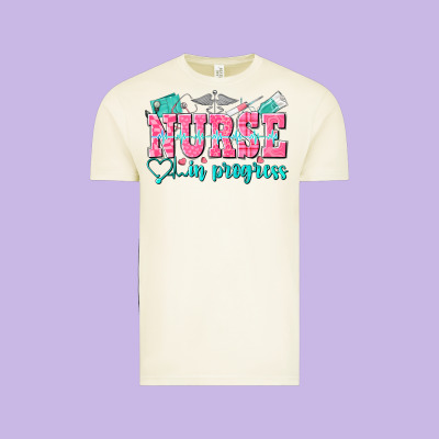 Nurse In Progress Vintage Tee Designed By Nancycooperartshop
