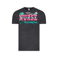 Vintage Black nurse in progress Vintage Tee - NancyCooperArtShop
