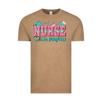 Vintage Coffee nurse in progress Vintage Tee - NancyCooperArtShop