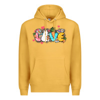 Mustard Love Easter Day Premium Hoodie - HowdyJamesFarm