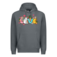 Rock Love Easter Day Premium Hoodie - HowdyJamesFarm