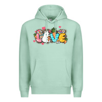 Seafoam Love Easter Day Premium Hoodie - HowdyJamesFarm