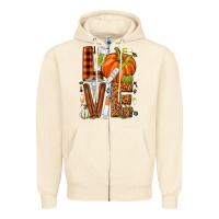 Sandshell Fall Nurse love Zipper Hoodie - NancyCooperArtShop