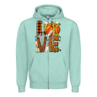 Seafoam Fall Nurse love Zipper Hoodie - NancyCooperArtShop
