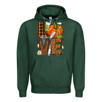 Sports Green Fall Nurse love Zipper Hoodie - NancyCooperArtShop