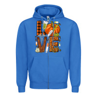 True Royal Fall Nurse love Zipper Hoodie - NancyCooperArtShop