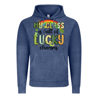 Vintage Denim my class is full of lucky charms Vintage Hoodie - MaliasSmallBusiness