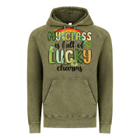 Vintage Olive my class is full of lucky charms Vintage Hoodie - MaliasSmallBusiness