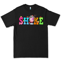 Black shake with milkshake Premium Tee - AdoDesignShop