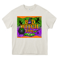 Cream bad witch vibes tumbler Heavy Core Tee - BundleAndBundleShop