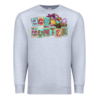 Heather Grey Egg hunter Easter Day Premium Sweatshirt - CowGirlArtShop