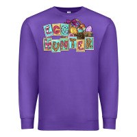 Purple Egg hunter Easter Day Premium Sweatshirt - CowGirlArtShop