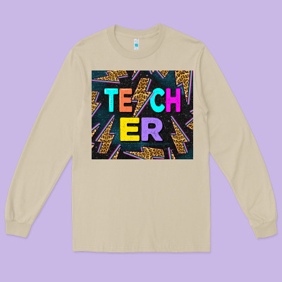 Western Teacher Flash Tumbler Long Sleeve Tee Designed By Lillyallendesigns