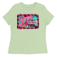 Matcha in october we wear pink Ladies Tee - JahusDesignShop