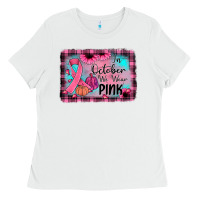 White in october we wear pink Ladies Tee - JahusDesignShop