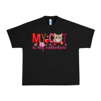 Black my cat is my valentine Urban Heavy Tee - NancyCooperArtShop