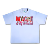 Grape Ice my cat is my valentine Urban Heavy Tee - NancyCooperArtShop