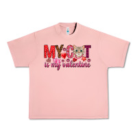 Salmon my cat is my valentine Urban Heavy Tee - NancyCooperArtShop