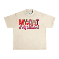 Sandshell my cat is my valentine Urban Heavy Tee - NancyCooperArtShop