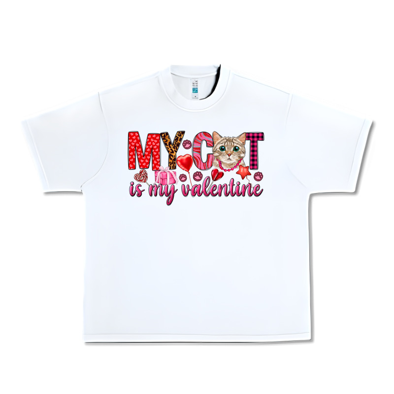 My Cat Is My Valentine Urban Heavy Tee by NancyCooperArtShop | Teevron
