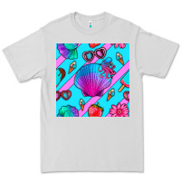 Dove Grey sea shell Premium Tee - BundleAndBundleShop