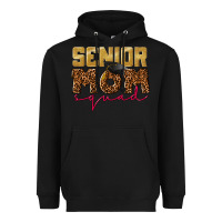 Black Senior mom squad Heavyweight Hoodie - CowGirlArtShop
