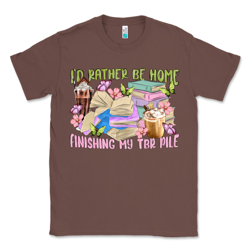 Id Rather Be Home Finishing My Tbr Pile Classic Tee by MaliasSmallBusiness | Teevron