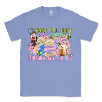 Colony Blue id rather be home finishing my tbr pile Classic Tee - MaliasSmallBusiness