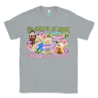 Heather Grey id rather be home finishing my tbr pile Classic Tee - MaliasSmallBusiness