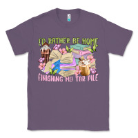 Lavender id rather be home finishing my tbr pile Classic Tee - MaliasSmallBusiness
