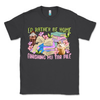 Smoke id rather be home finishing my tbr pile Classic Tee - MaliasSmallBusiness
