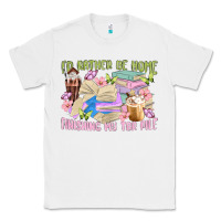 White id rather be home finishing my tbr pile Classic Tee - MaliasSmallBusiness