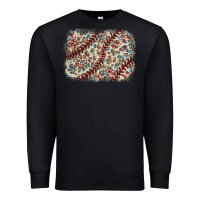 Black Baseball leopard glitter background Premium Sweatshirt - HowdyJamesFarm
