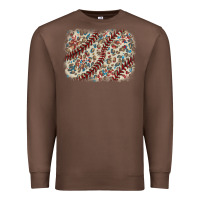 Chestnut Baseball leopard glitter background Premium Sweatshirt - HowdyJamesFarm