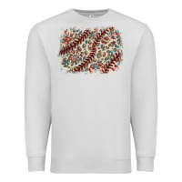 Dove Grey Baseball leopard glitter background Premium Sweatshirt - HowdyJamesFarm