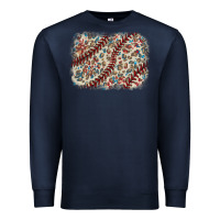 Navy Baseball leopard glitter background Premium Sweatshirt - HowdyJamesFarm