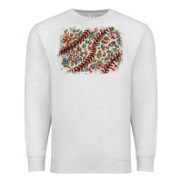 Oatmeal Heather Baseball leopard glitter background Premium Sweatshirt - HowdyJamesFarm