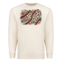Sandshell Baseball leopard glitter background Premium Sweatshirt - HowdyJamesFarm