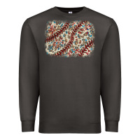 Smoke Baseball leopard glitter background Premium Sweatshirt - HowdyJamesFarm