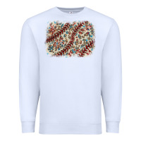 White Baseball leopard glitter background Premium Sweatshirt - HowdyJamesFarm