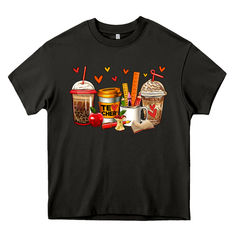 Teacher Coffee Cups Heavy Core Tee by Jasminsmagicworld | Teevron