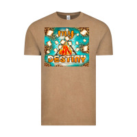 Vintage Coffee my destiny Vintage Tee - NancyCooperArtShop