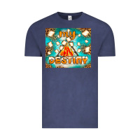 Vintage Denim my destiny Vintage Tee - NancyCooperArtShop