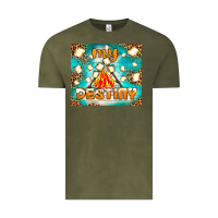 Vintage Olive my destiny Vintage Tee - NancyCooperArtShop