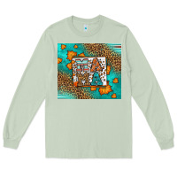Matcha Fall Autumn Leopard Serape Mama Long Sleeve Tee - LillyAllenDesigns