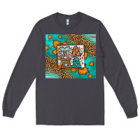Smoke Fall Autumn Leopard Serape Mama Long Sleeve Tee - LillyAllenDesigns