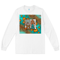 White Fall Autumn Leopard Serape Mama Long Sleeve Tee - LillyAllenDesigns
