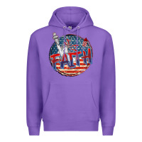 Purple faith usa Premium Hoodie - CowGirlArtShop