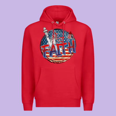 Faith Usa Premium Hoodie Designed By Cowgirlartshop