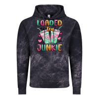 Cloud Black loaded tea junkie Vintage Hoodie - MaliasSmallBusiness